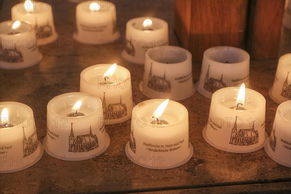 Candles in the City Church of St. Peter and Paul