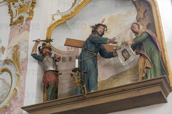 Depiction of the Stations of the Cross
