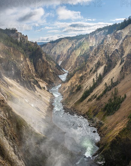 Yellowstone River flows through Gorge