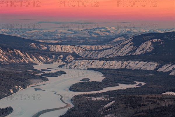 Icy Yukon River