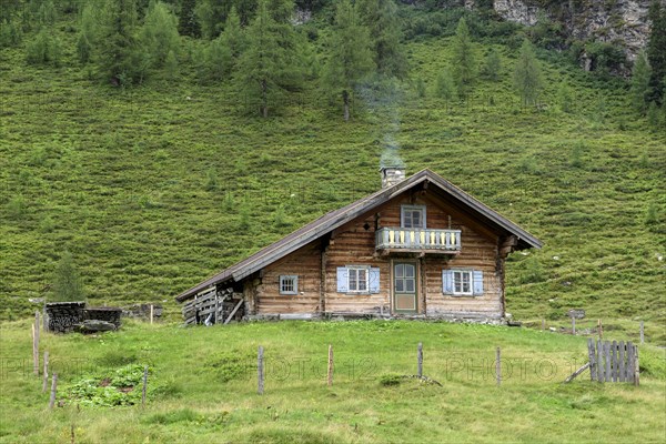 Mountain hut in the Rauris primeval forest