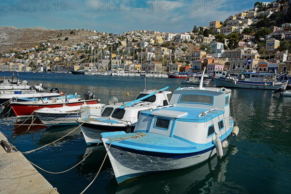 Fishing boats in Symi