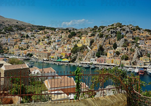 View of the bay of Symi