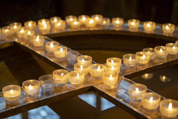 Candles in St. Peter's Cathedral