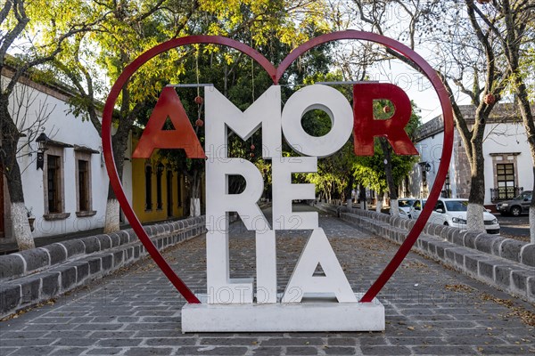 Pedestrian zone in the Unesco site Morelia