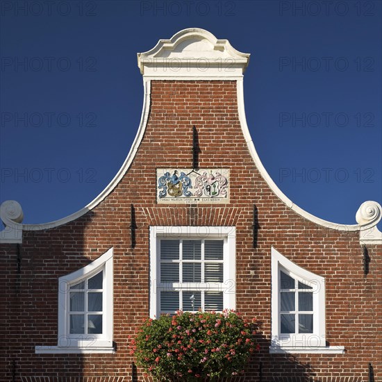 Gable of a small house at the fishing harbour