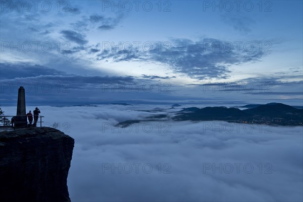 Fog in the Elbe valley