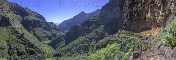 Spectacular trail in Barranco Guarimar