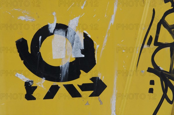 Rampaged and pasted over Deutsche Post logo