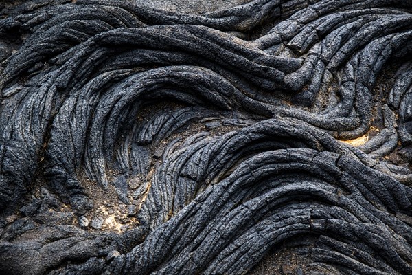 Pahoehoe lava