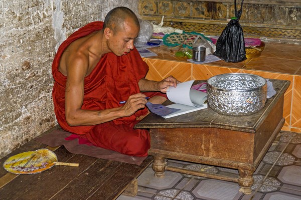 Monk at Mingun Pagoda