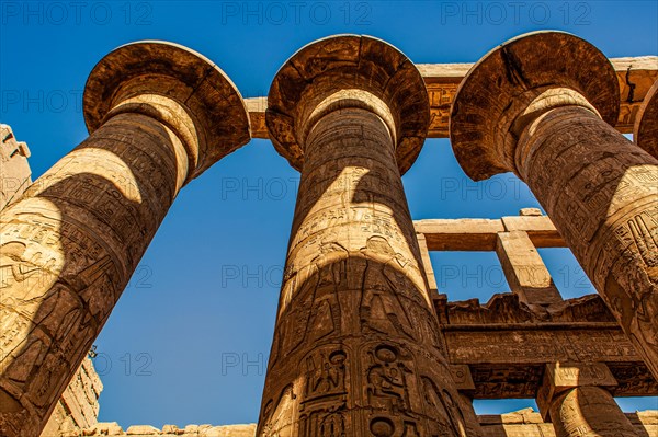 The Hall of Columns in the Main Temple of Amun