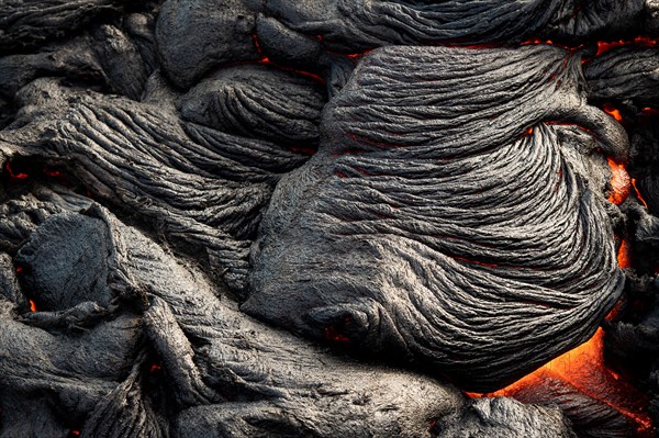 Glowing lava