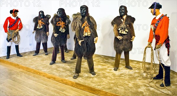 Kaneval masks of shepherds and farmers of Barbagia