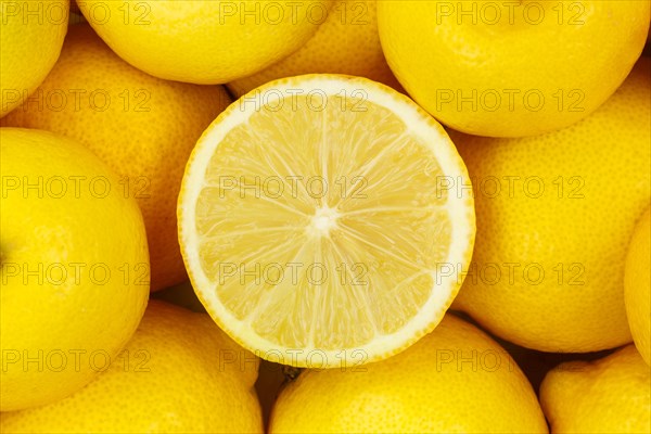 Lemons Fruits Lemon fruit from above