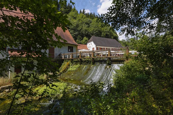 Wimsen mill on the river course of the Ach river