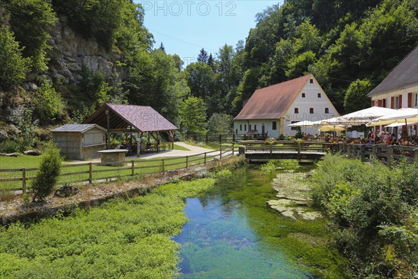 Wimsen mill on the river course of the Ach river