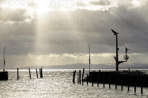 Storm Lolita moves across Lake Constance