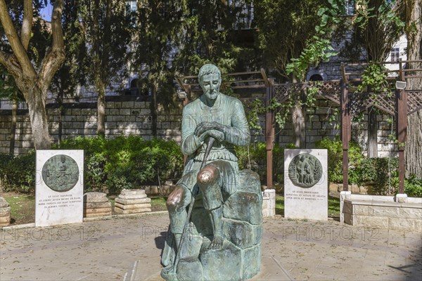 Bronze statue of Saint Joseph