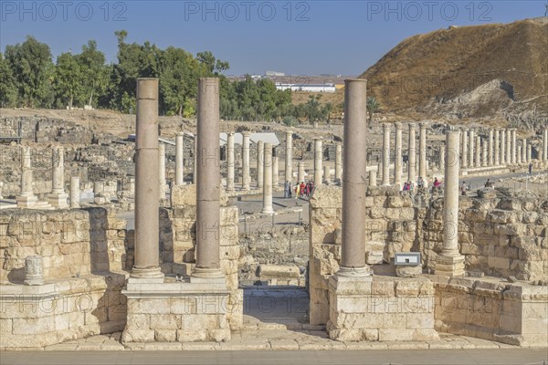 Columns at the amphitheatre