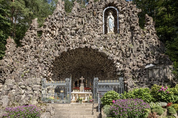 Marien Grotto pilgrimage site in the forest
