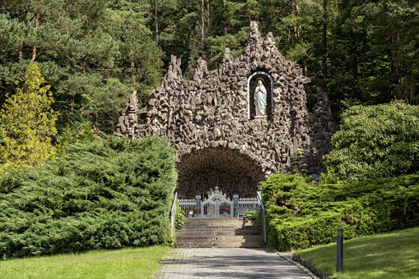 Marien Grotto pilgrimage site in the forest