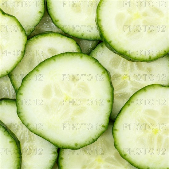 Cucumbers Cucumber Vegetable Background from above square