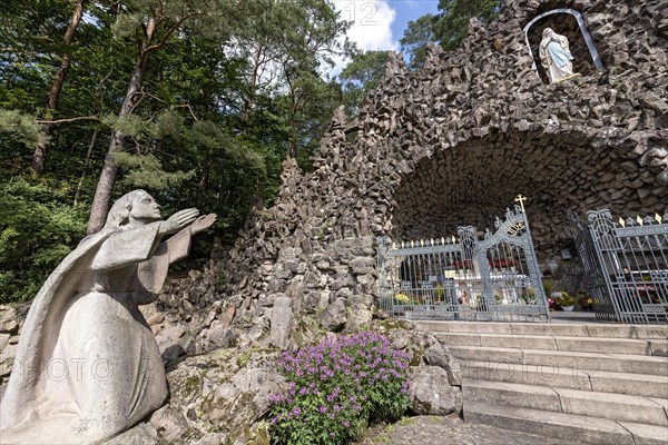 Marien Grotto pilgrimage site in the forest