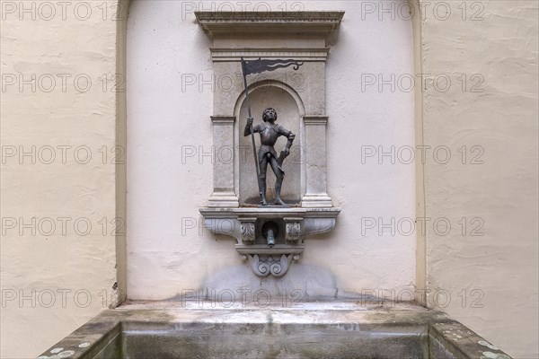 Fountain figure of Saint Mauritius