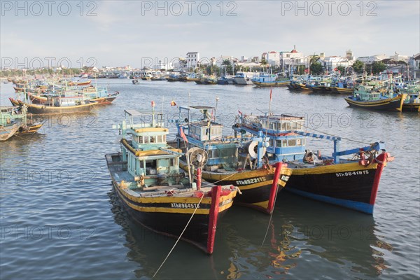 Fishing boats in the harbour