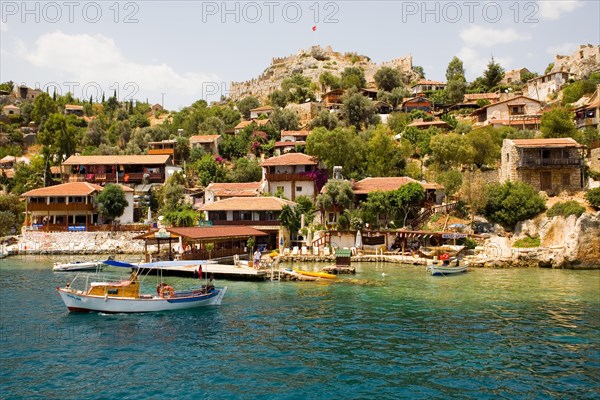 Simena with castle ruins