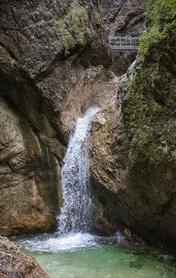 The Almbachklamm in the Berchtesgadener Land