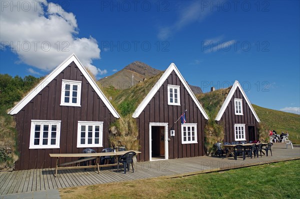 Buildings stand close together in the old style