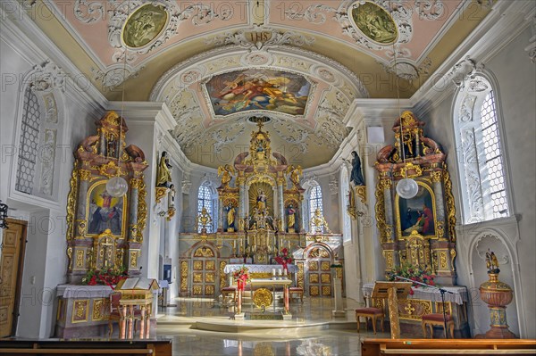 Main altar and two side altars