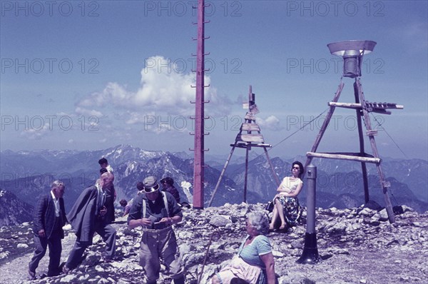 Sunbathing on the Hohe Krippenstein