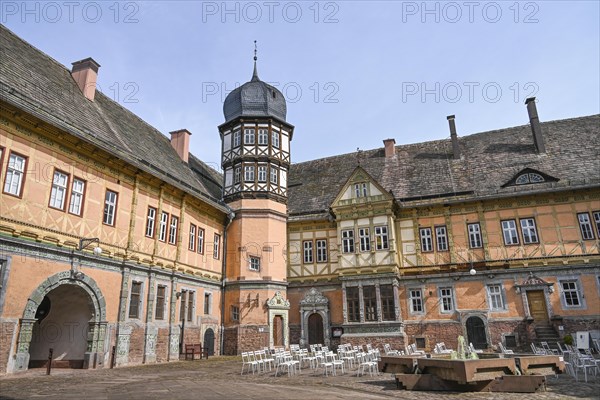 Castle courtyard