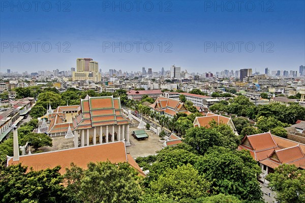 View from Wat Saket