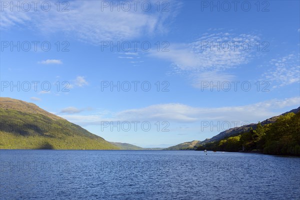 Lake with clouds