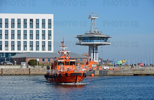 Pilot Boat and Navigation Tower