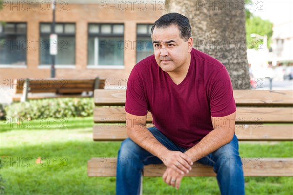 Headshot portrait of handsom hispanic man