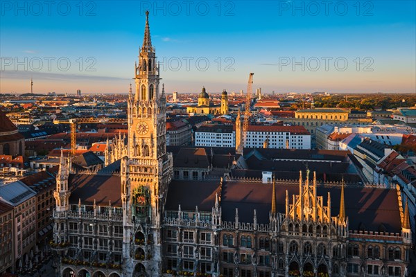 View of Munich: Marienplatz