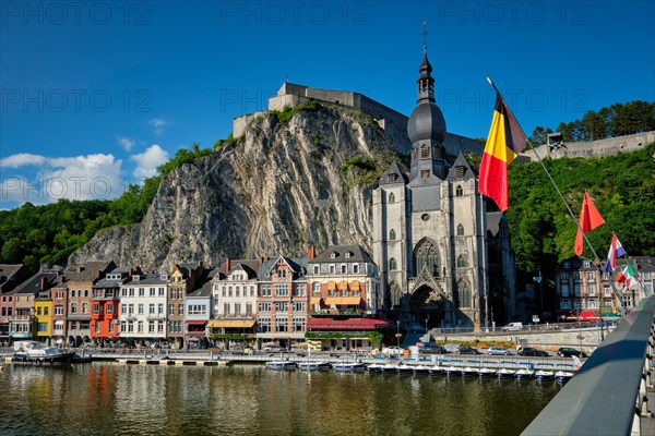 View of picturesque Dinant town