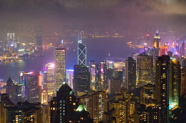 Famous view of Hong Kong