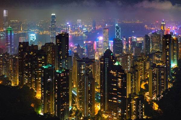 Famous view of Hong Kong