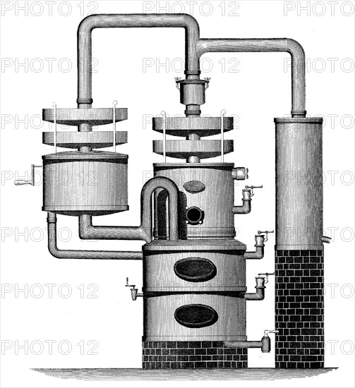 Machine for the production of ethanol