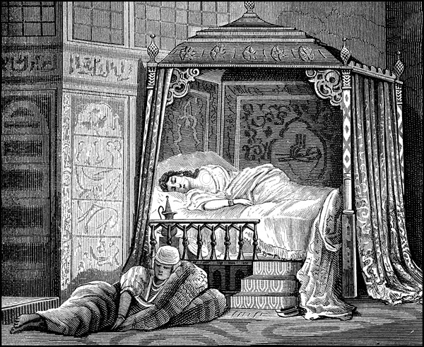 In the bedchamber of a cadine
