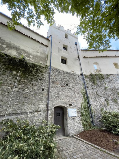 View of Drop Tower from Inner Courtyard of Hohes Schloss Fuessen