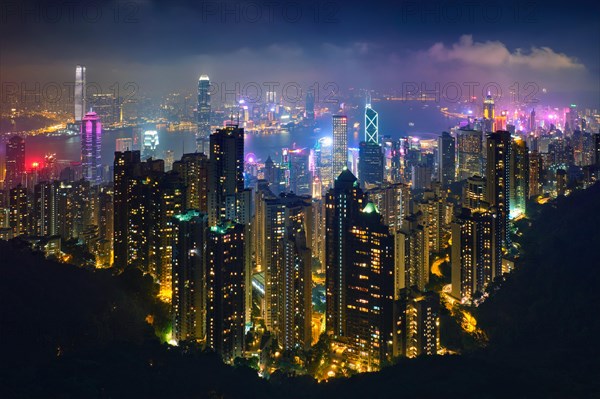 Famous view of Hong Kong