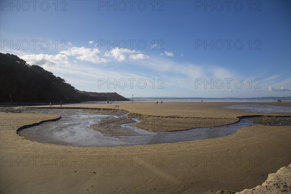 Sainte-Anne sandy beach in Douarnenez Bay