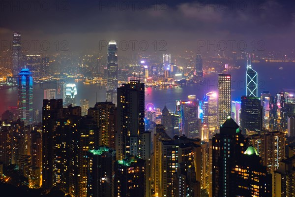 Famous view of Hong Kong